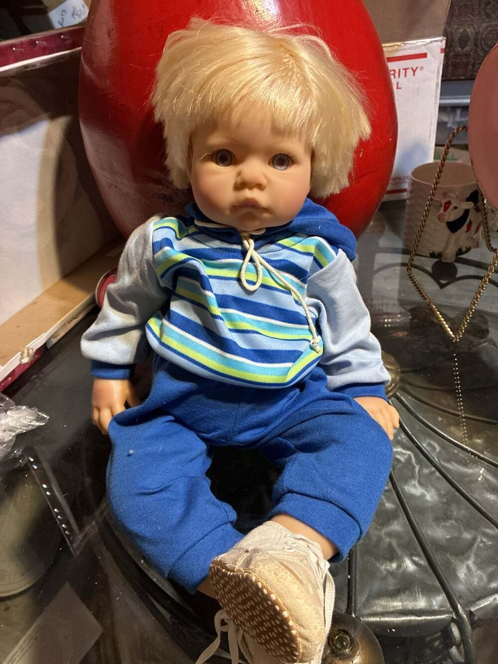 1998 Lee Middleton Original Doll by Reva Schick Blonde Boy